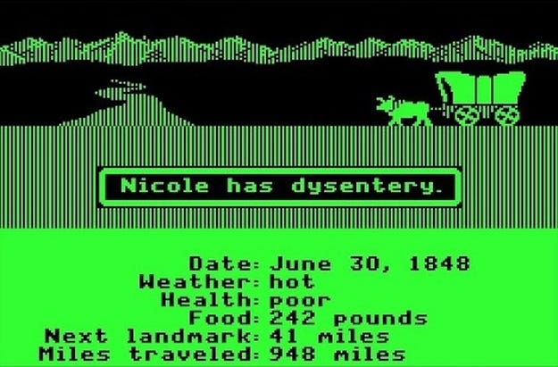 oregon trail video game